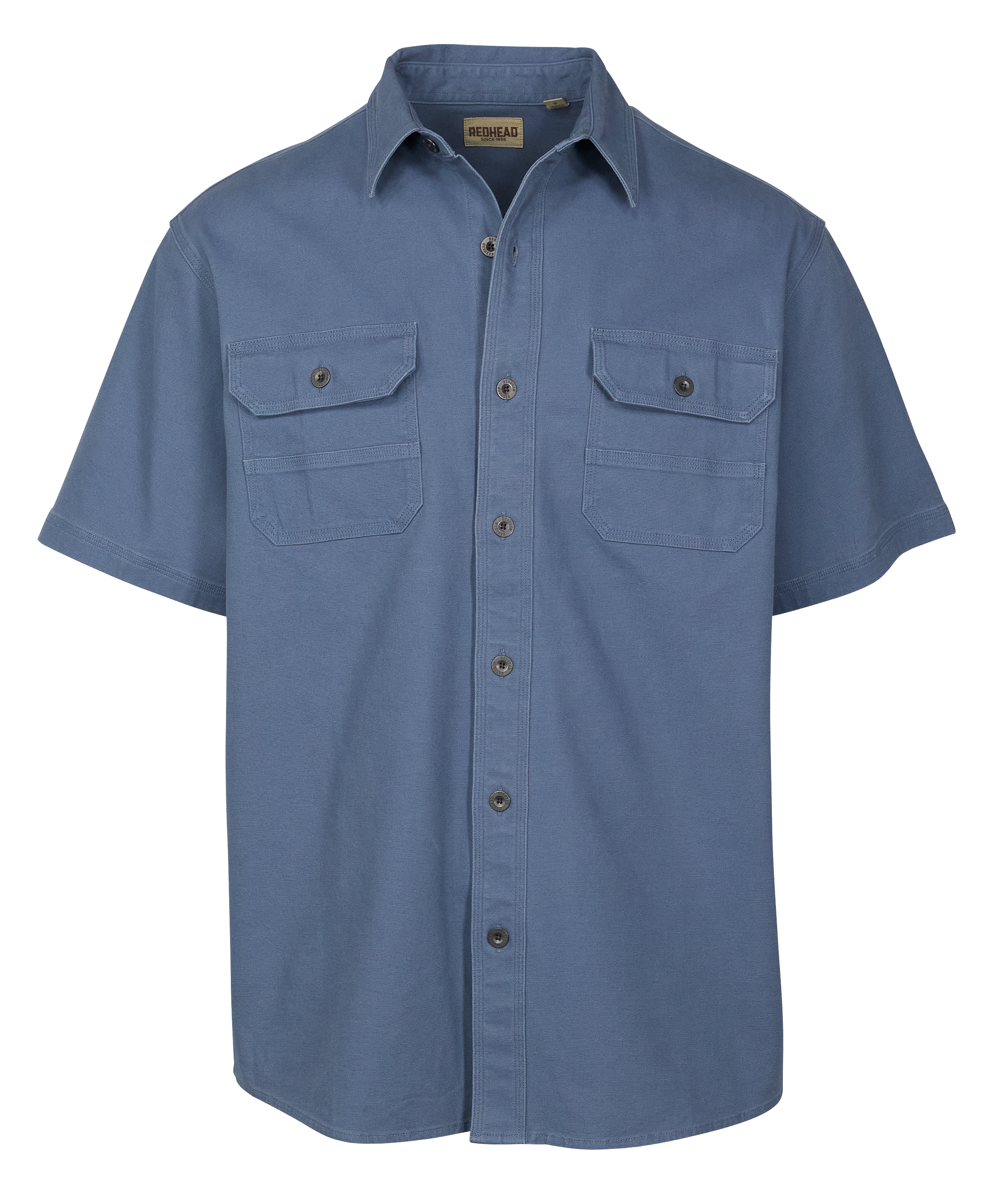 RedHead Flex Stonewash Canvas Button-Up Short-Sleeve Shirt for Men ...